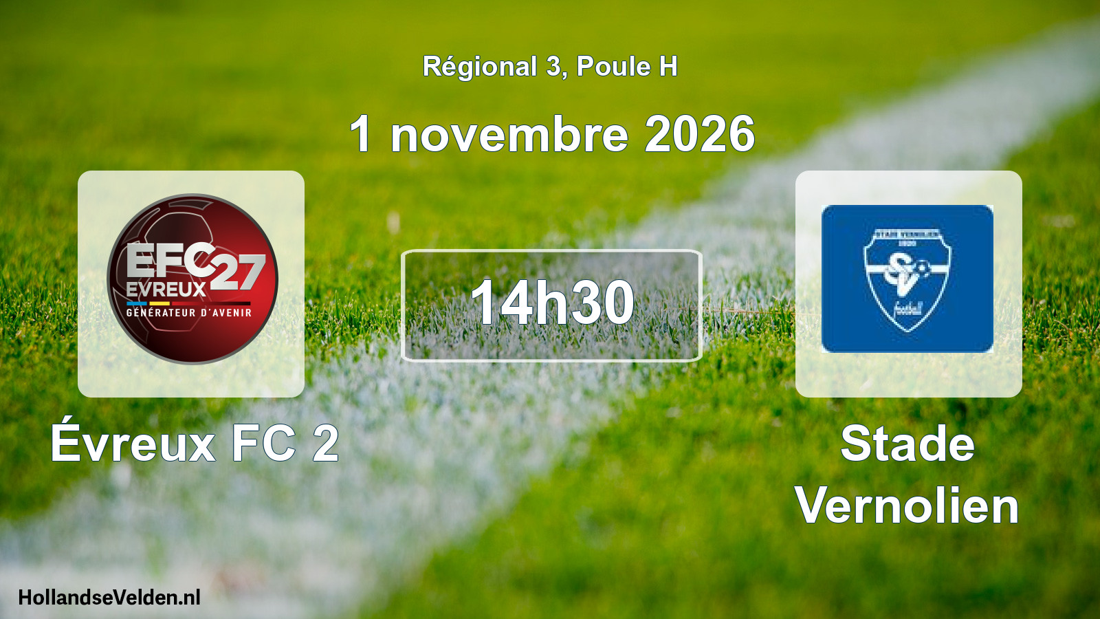 Scheduled Match: Évreux FC 2 - Stade Vernolien (1 November 2026)