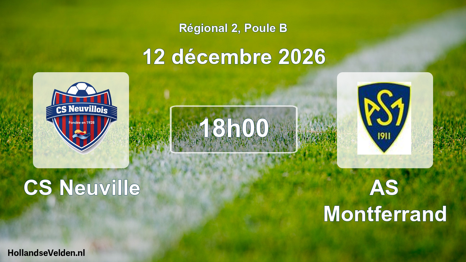 Scheduled Match: CS Neuville - AS Montferrand (12 December 2026)