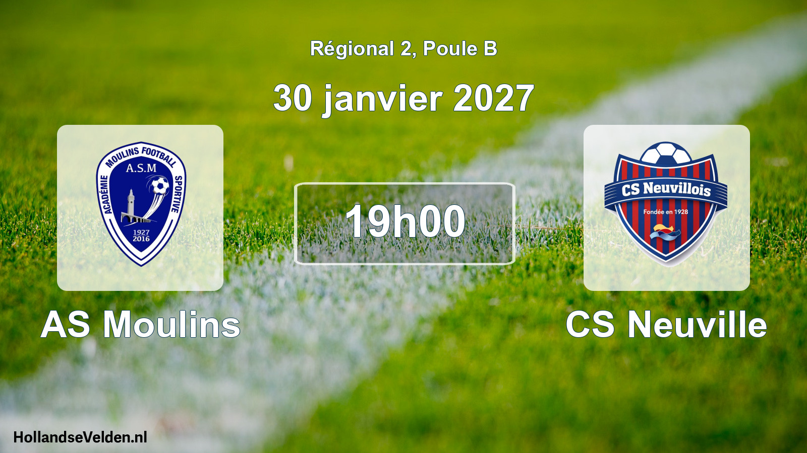 Scheduled Match: AS Moulins - CS Neuville (30 January 2027)