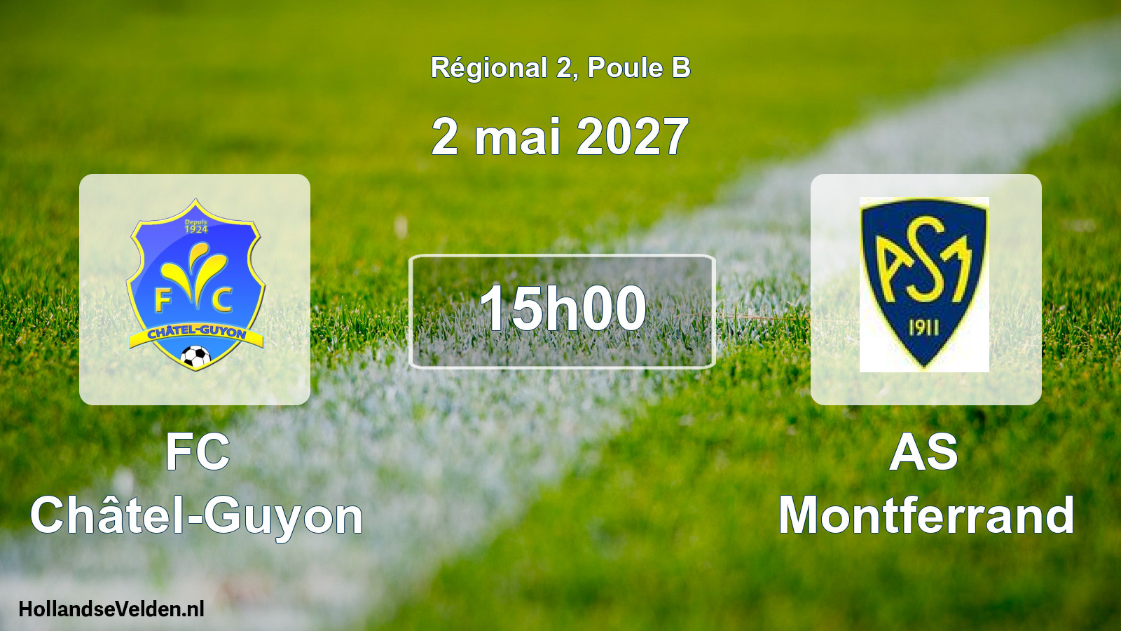 Scheduled Match: FC Châtel-Guyon - AS Montferrand (2 May 2027)