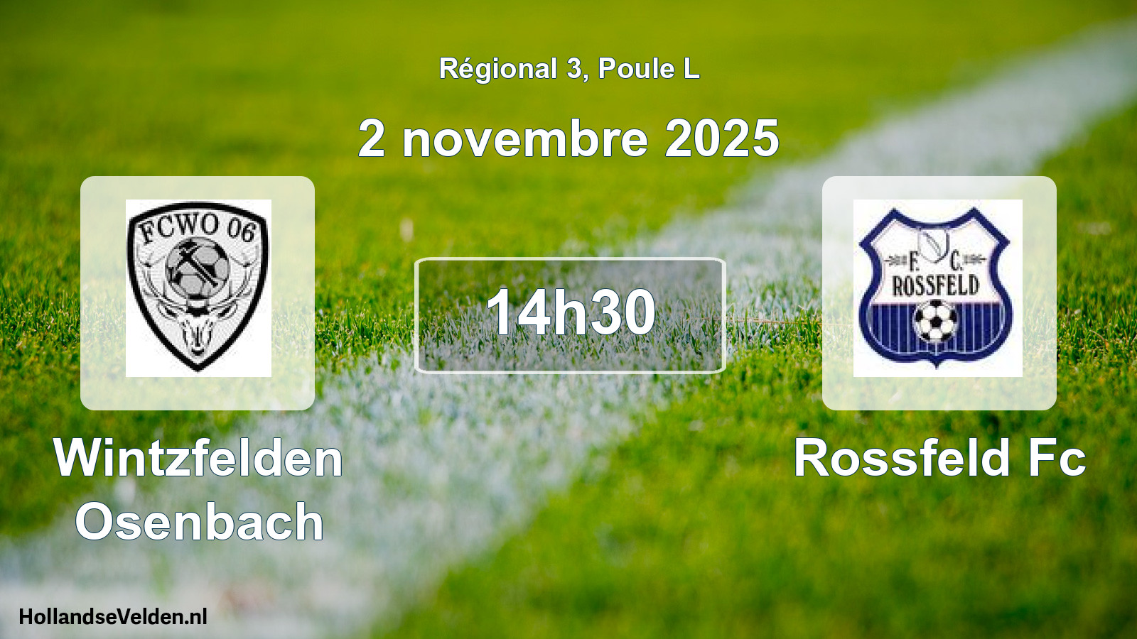 Geplande wedstrijd: Wintzfelden Osenbach - Rossfeld Fc (2 november 2025)
