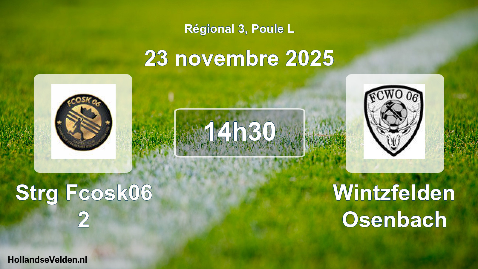 Scheduled Match: Strg Fcosk06 2 - Wintzfelden Osenbach (23 November 2025)