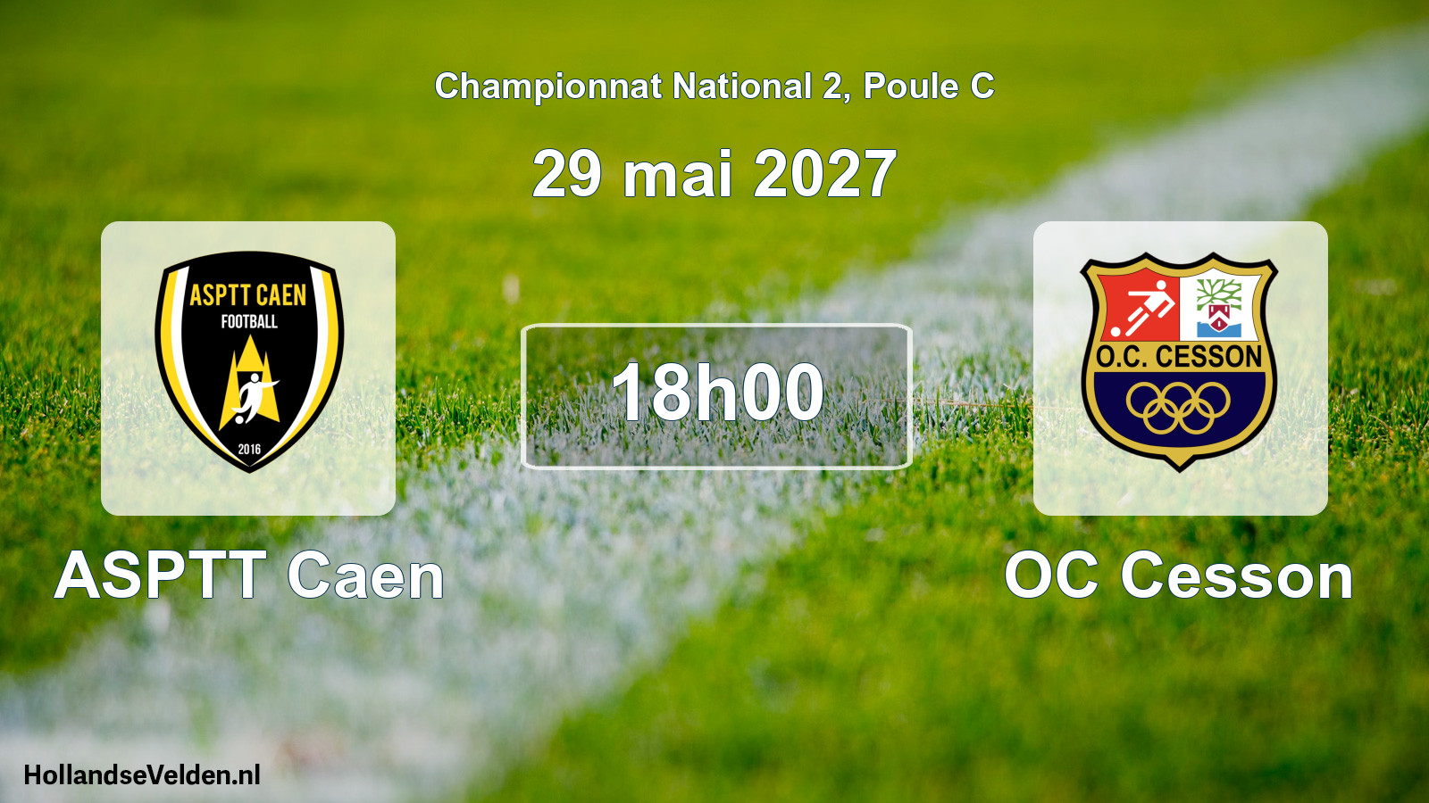 Match programmé: ASPTT Caen - OC Cesson (29 mai 2027)