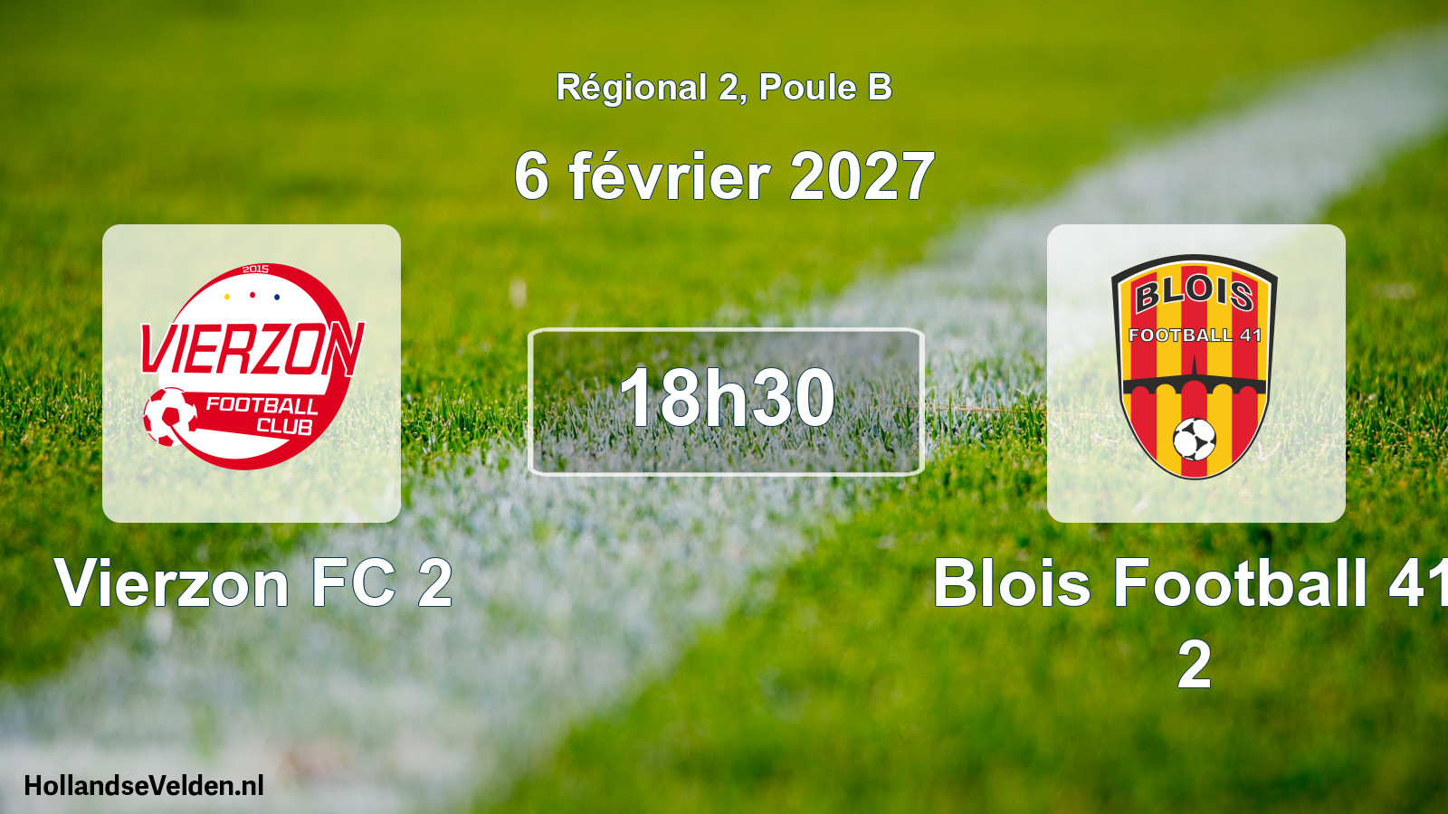 Scheduled Match: Vierzon FC 2 - Blois Football 41 2 (6 February 2027)