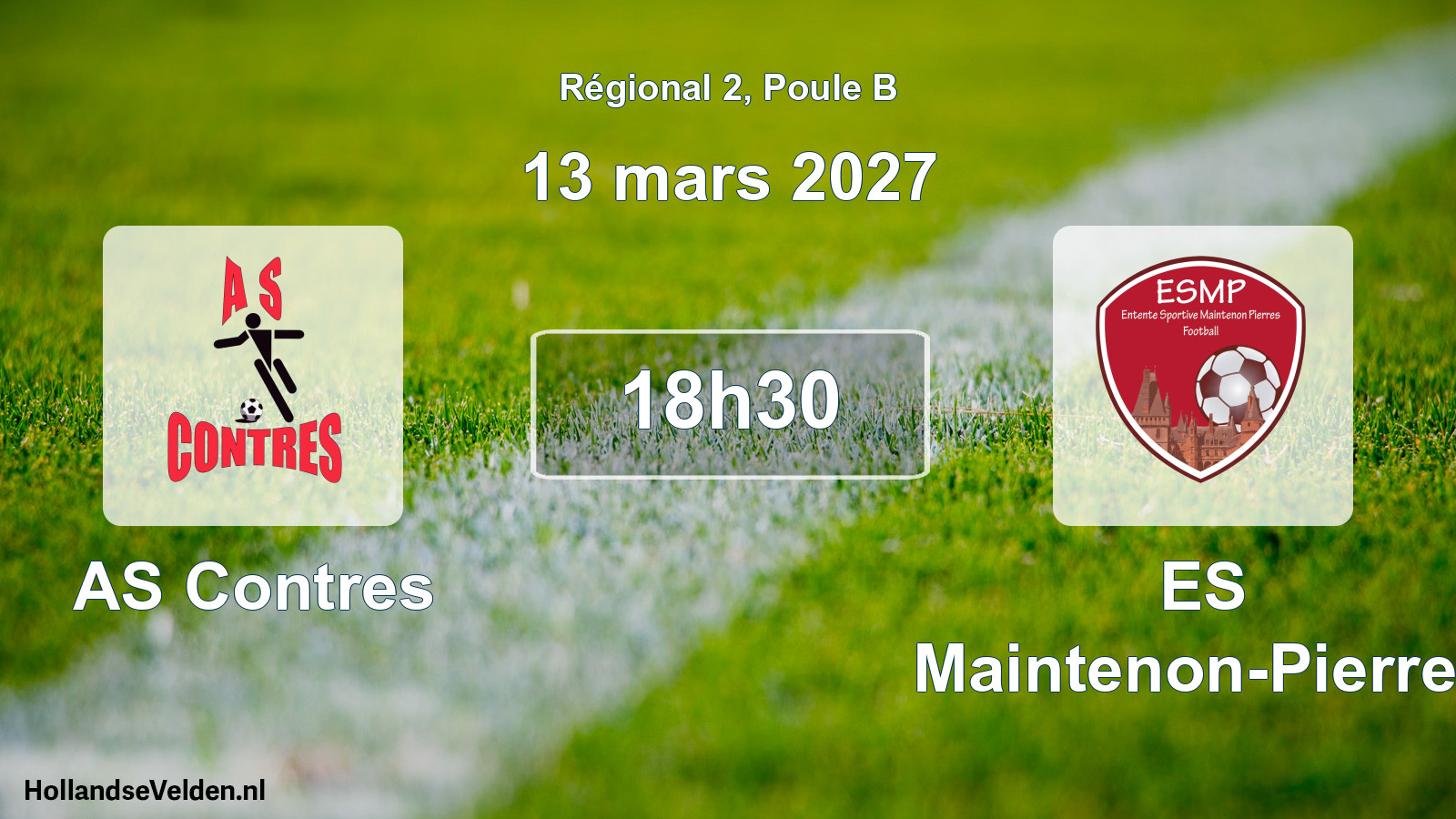 Scheduled Match: AS Contres - ES Maintenon-Pierres (13 March 2027)