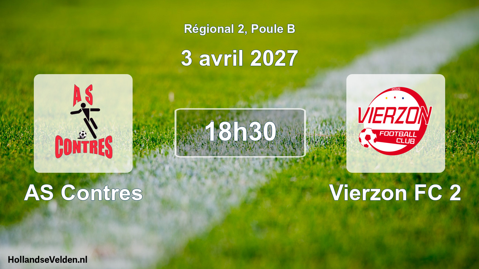 Scheduled Match: AS Contres - Vierzon FC 2 (3 April 2027)