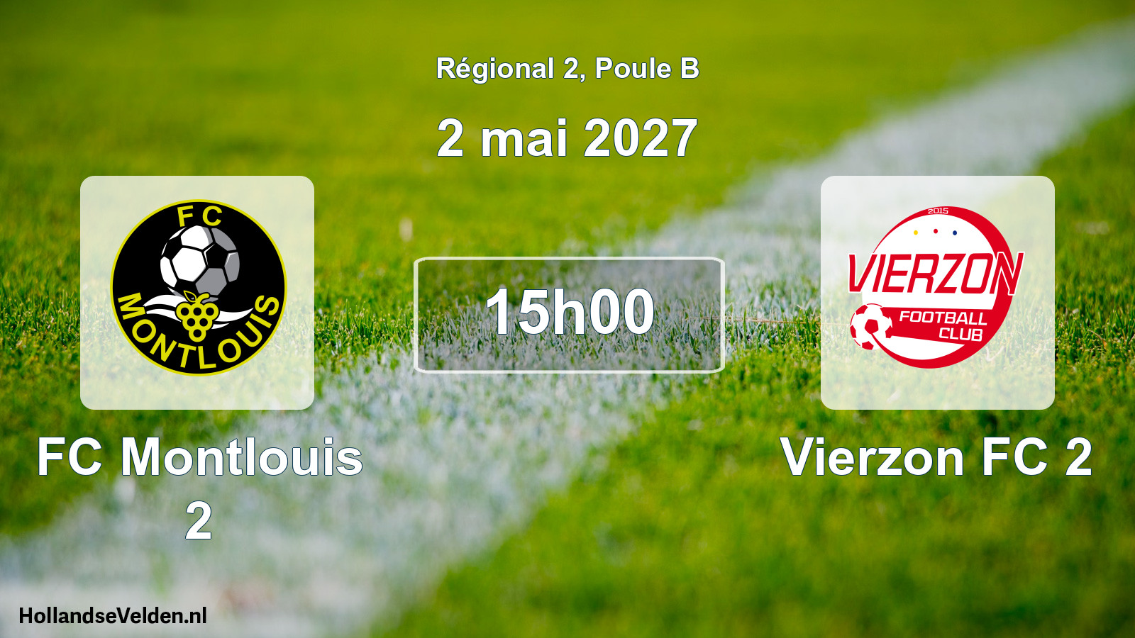 Match programmé: FC Montlouis 2 - Vierzon FC 2 (2 mai 2027)