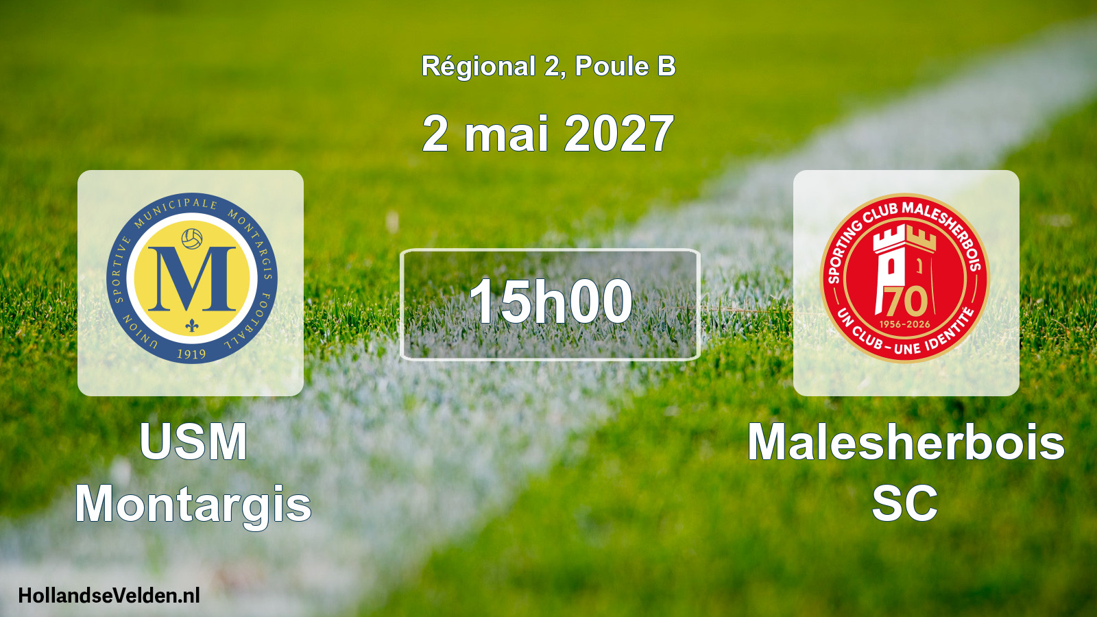Scheduled Match: USM Montargis - Malesherbois SC (2 May 2027)