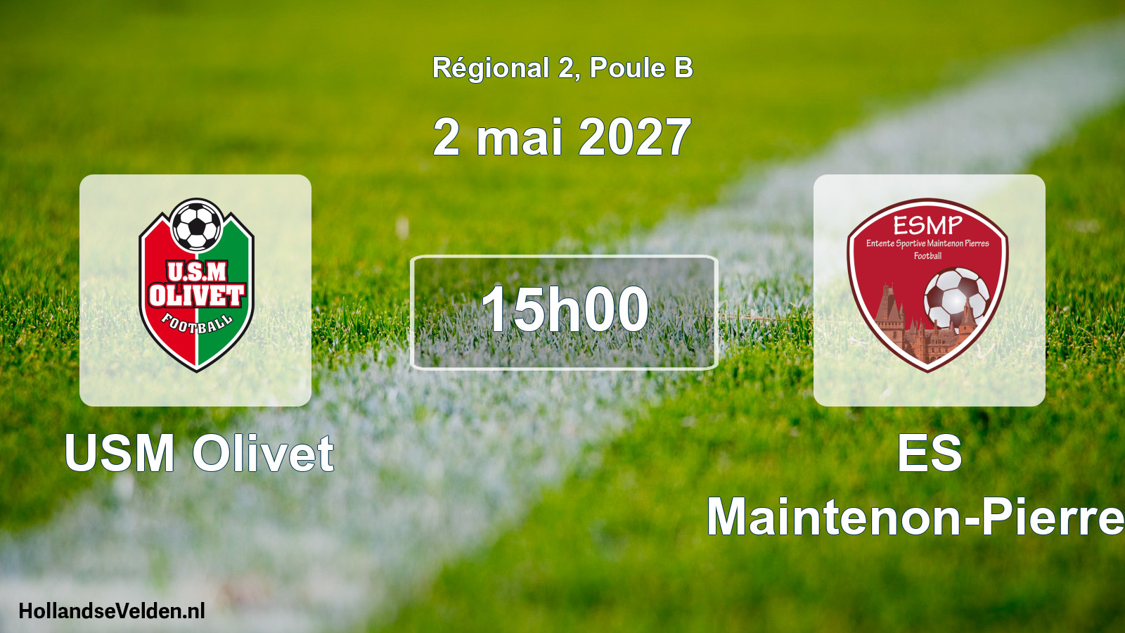 Scheduled Match: USM Olivet - ES Maintenon-Pierres (2 May 2027)