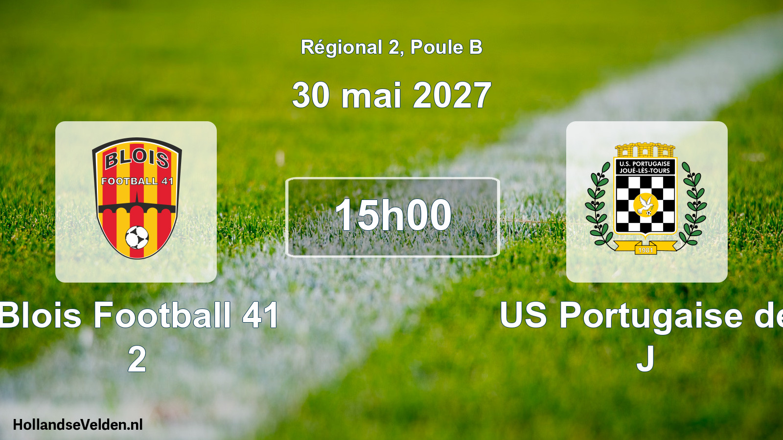 Match programmé: Blois Football 41 2 - US Portugaise de J (30 mai 2027)