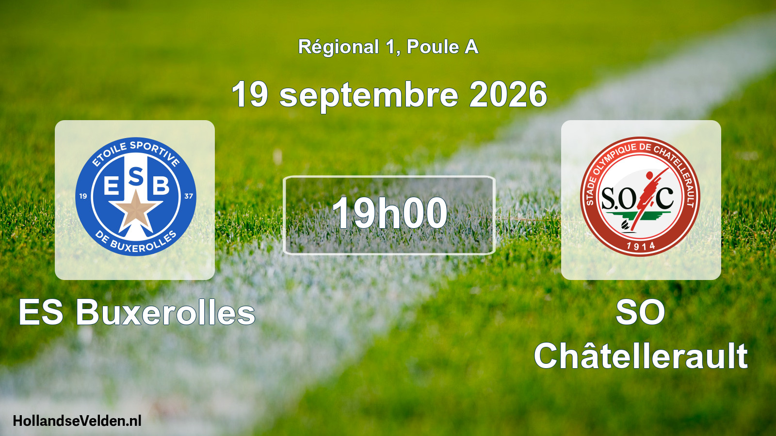 Scheduled Match: ES Buxerolles - SO Châtellerault (19 September 2026)