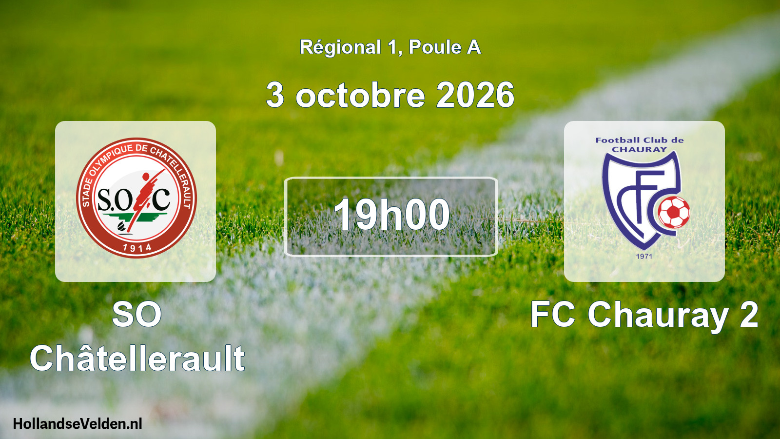 Scheduled Match: SO Châtellerault - FC Chauray 2 (3 October 2026)
