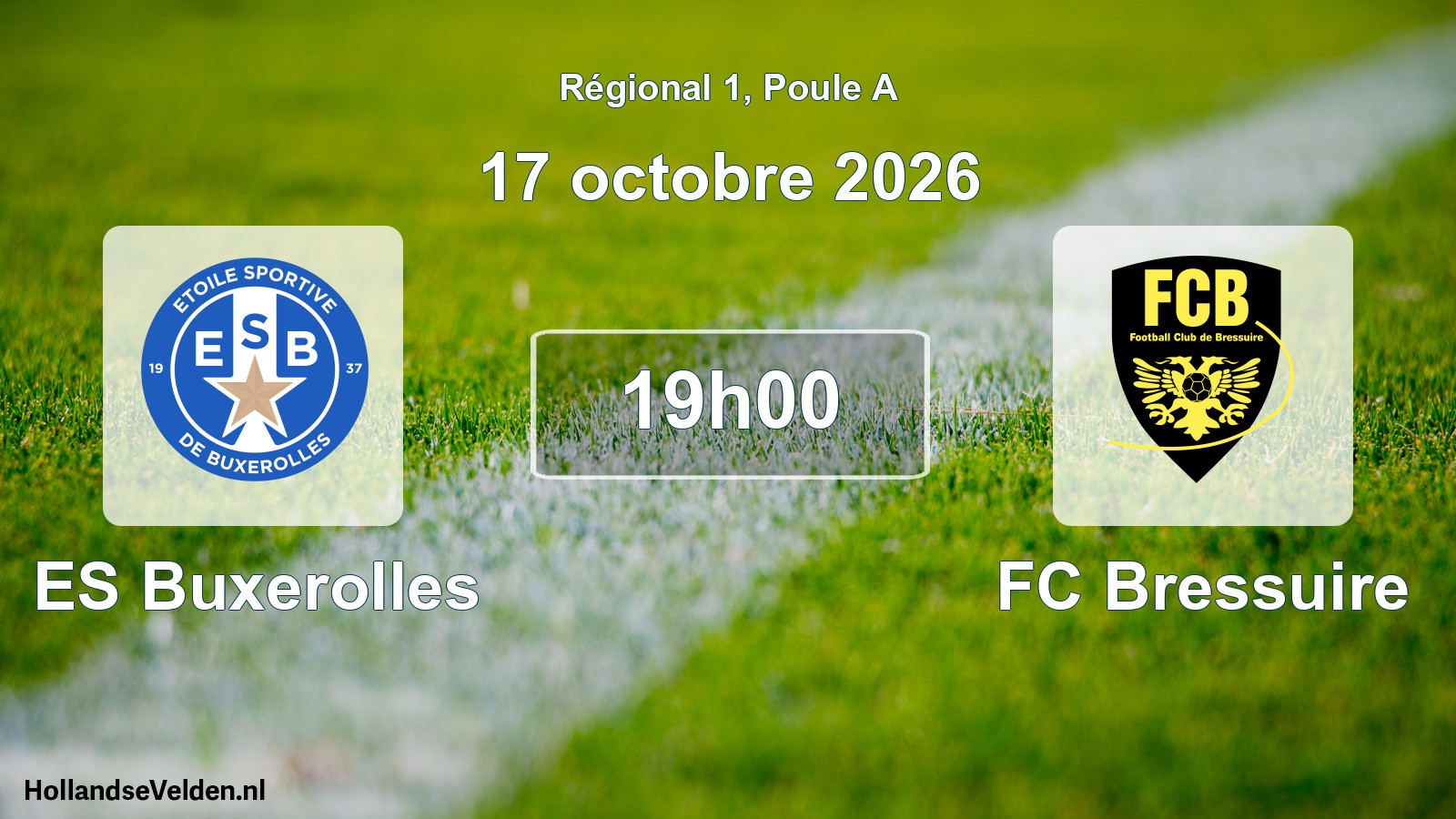 Scheduled Match: ES Buxerolles - FC Bressuire (17 October 2026)