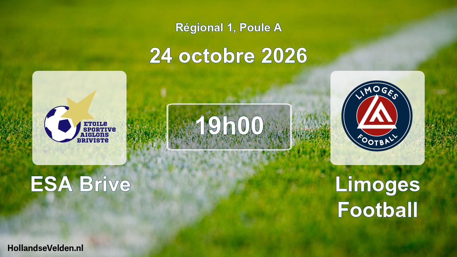 Scheduled Match: ESA Brive - Limoges Football (24 October 2026)