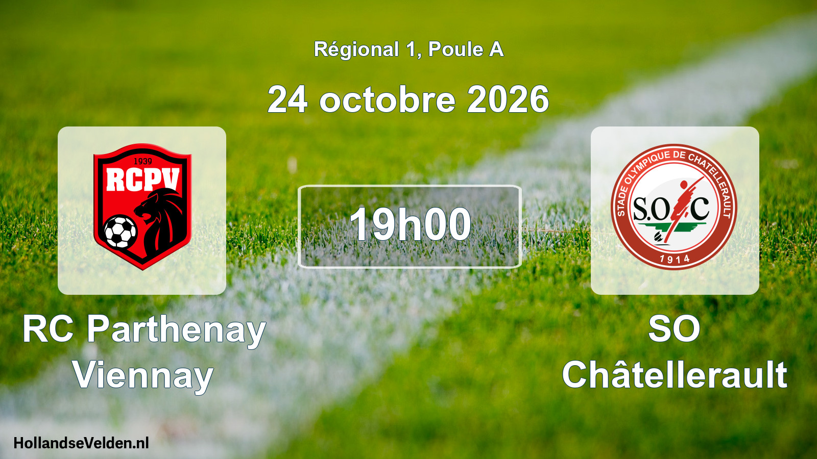 Scheduled Match: RC Parthenay Viennay - SO Châtellerault (24 October 2026)