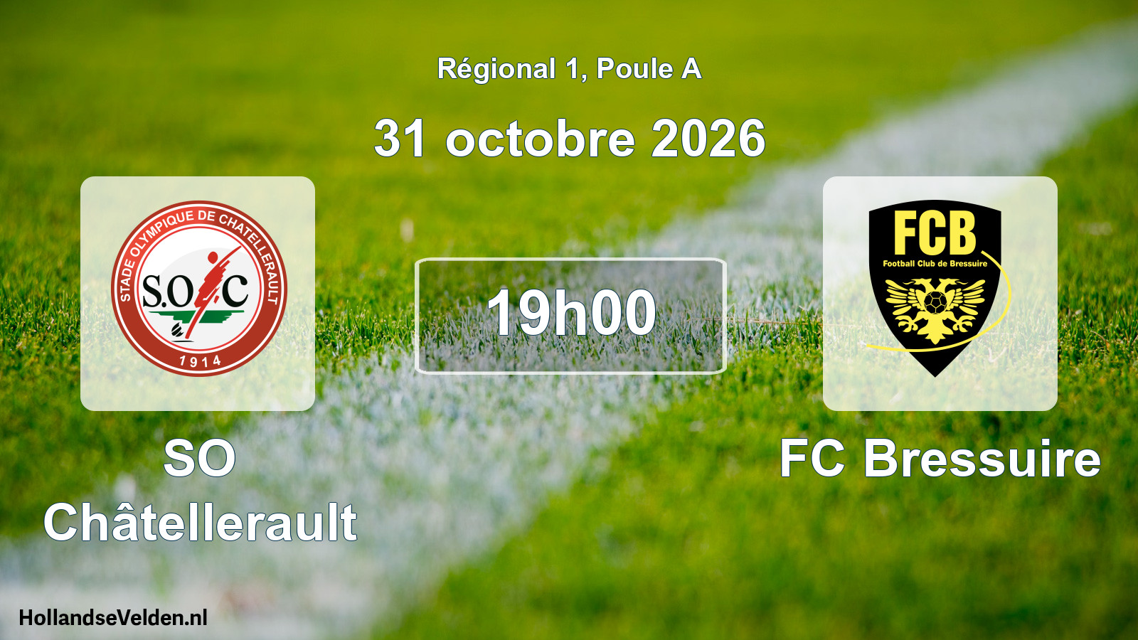 Scheduled Match: SO Châtellerault - FC Bressuire (31 October 2026)