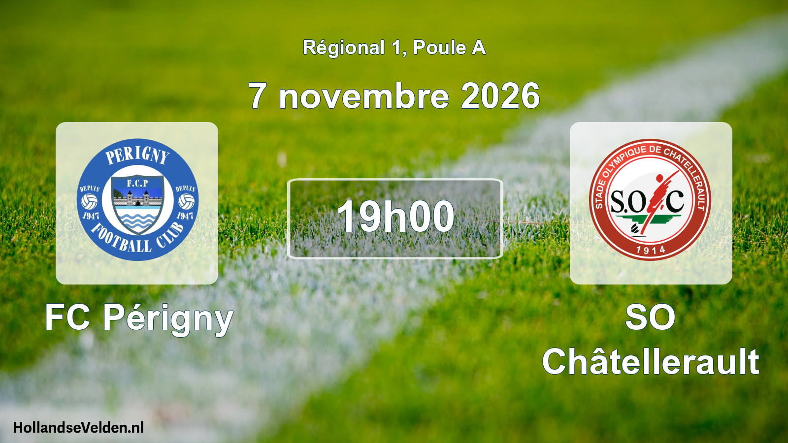 Scheduled Match: FC Périgny - SO Châtellerault (7 November 2026)