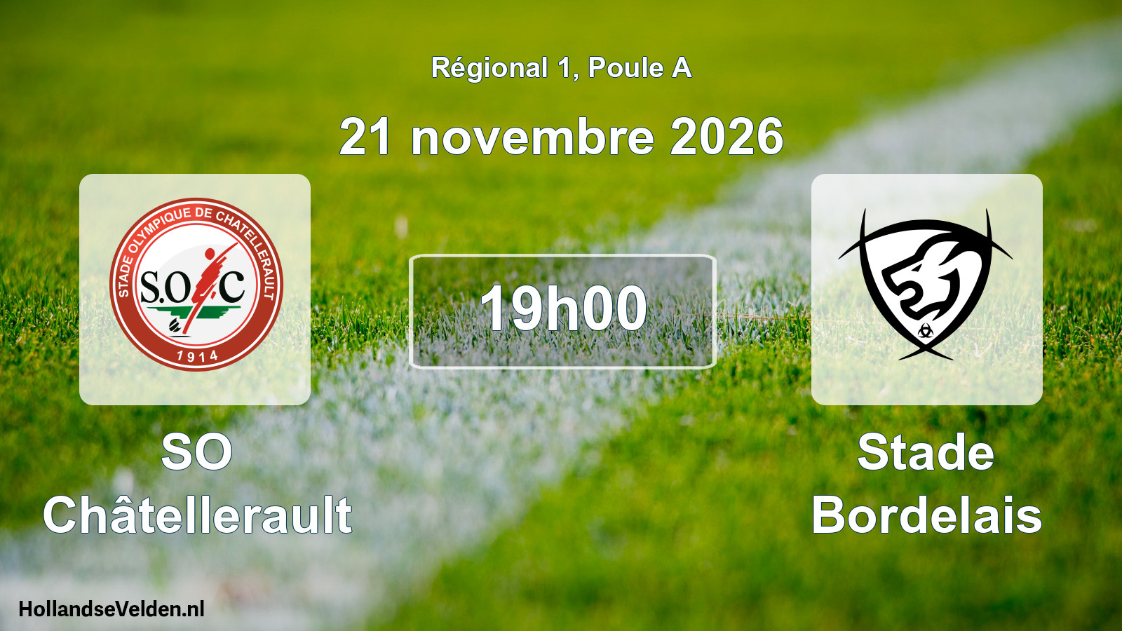 Scheduled Match: SO Châtellerault - Stade Bordelais (21 November 2026)