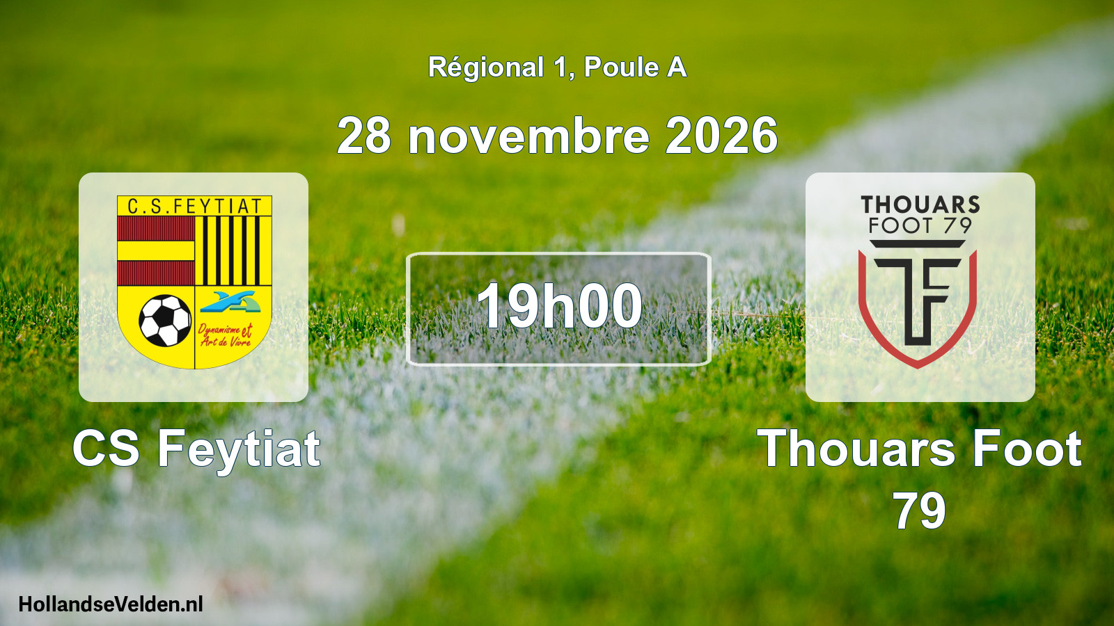 Scheduled Match: CS Feytiat - Thouars Foot 79 (28 November 2026)