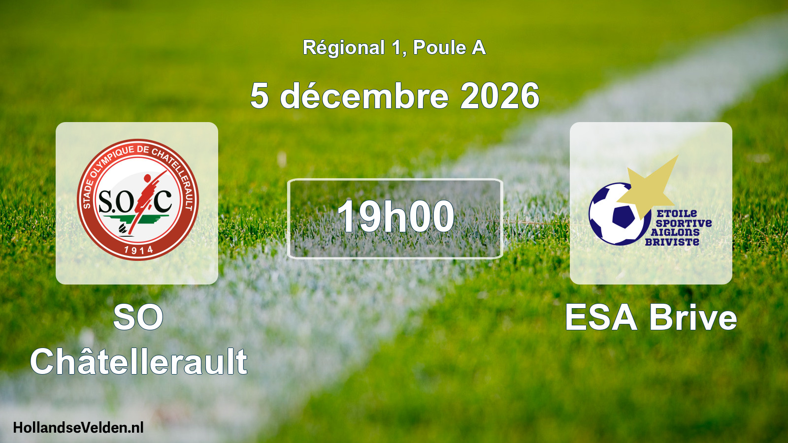 Scheduled Match: SO Châtellerault - ESA Brive (5 December 2026)