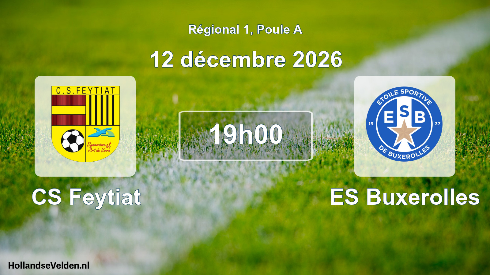 Scheduled Match: CS Feytiat - ES Buxerolles (12 December 2026)