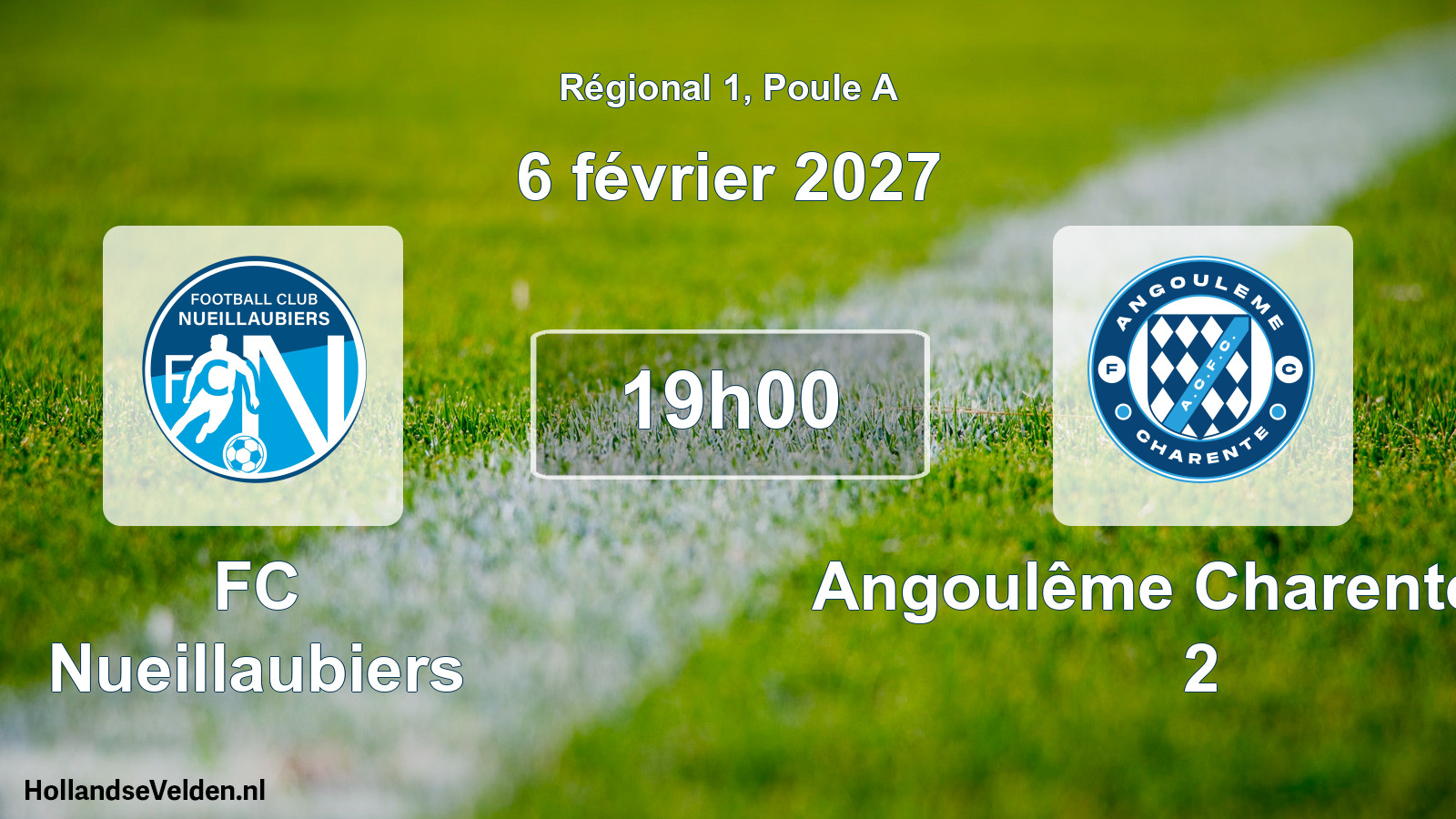 Scheduled Match: FC Nueillaubiers - Angoulême Charente FC 2 (6 February 2027)
