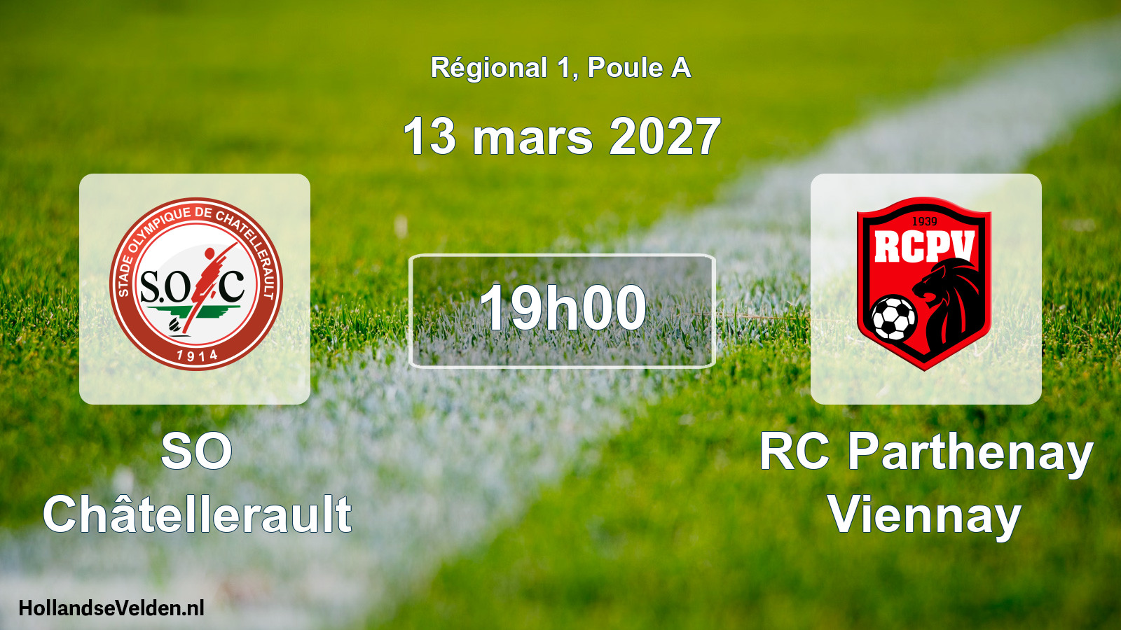 Scheduled Match: SO Châtellerault - RC Parthenay Viennay (13 March 2027)