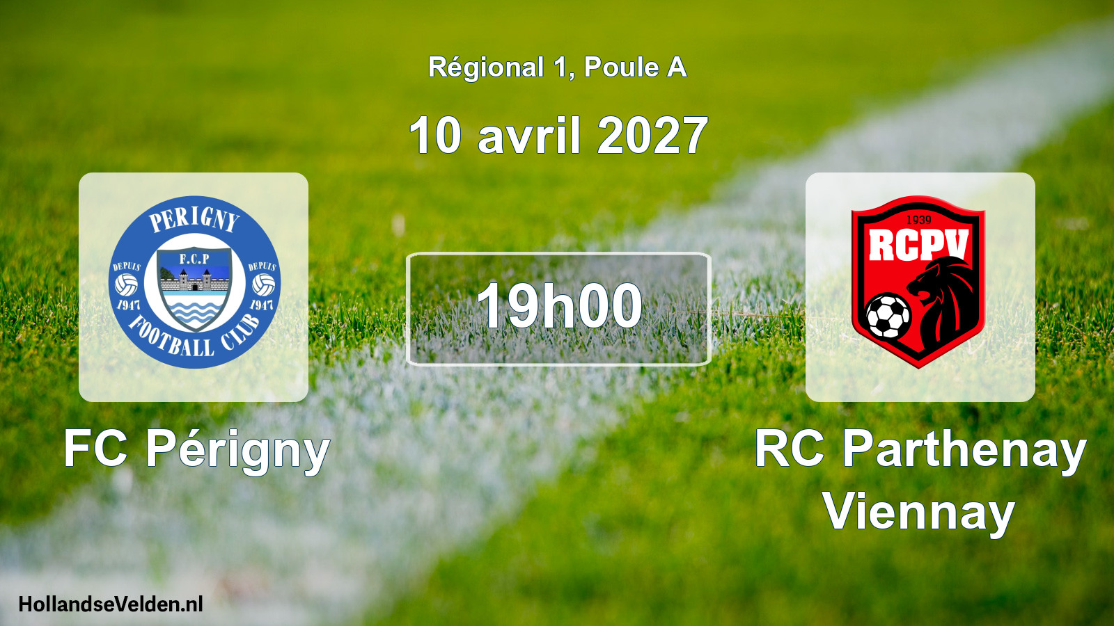 Scheduled Match: FC Périgny - RC Parthenay Viennay (10 April 2027)