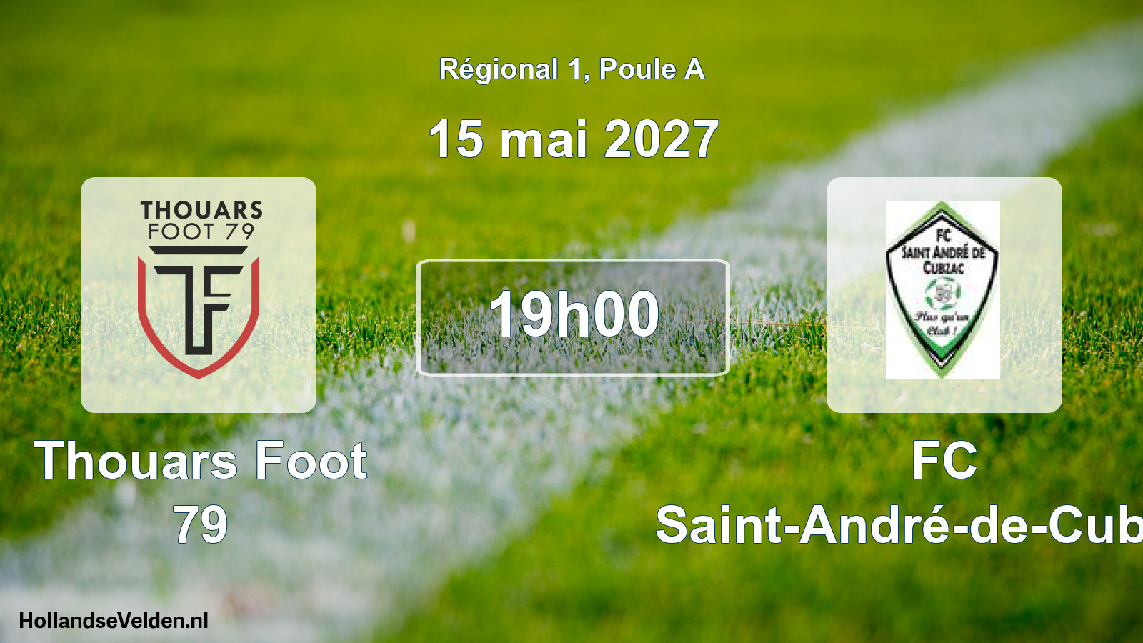 Scheduled Match: Thouars Foot 79 - FC Saint-André-de-Cubzac (15 May 2027)