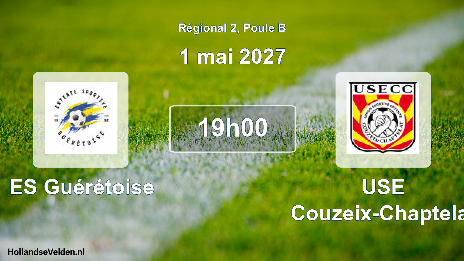 Scheduled Match: ES Guérétoise - USE Couzeix-Chaptelat (1 May 2027)