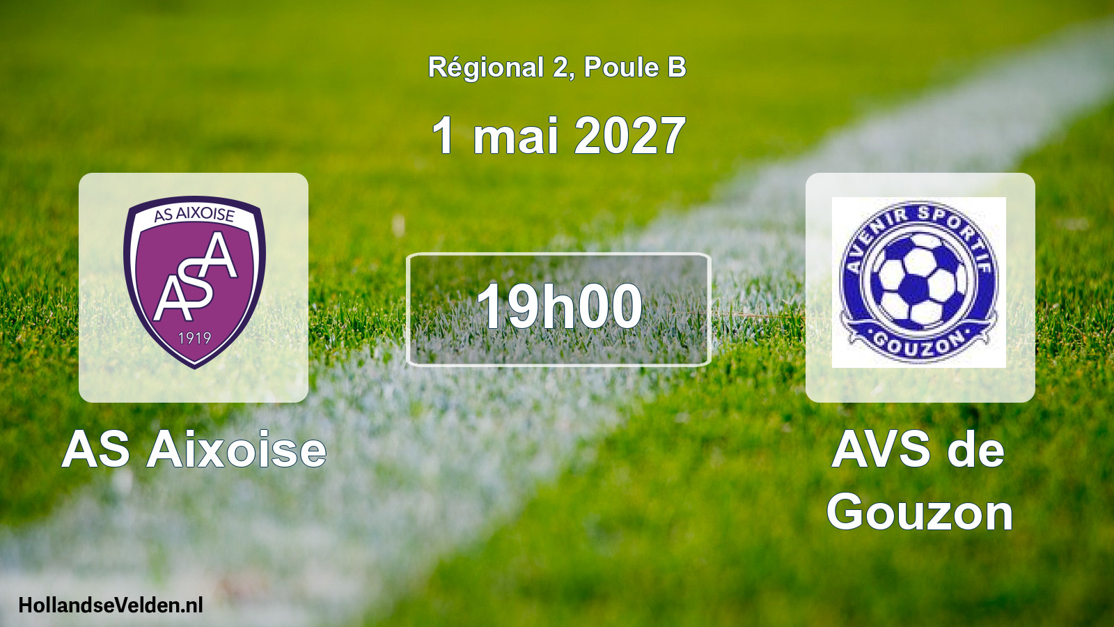 Scheduled Match: AS Aixoise - AVS de Gouzon (1 May 2027)