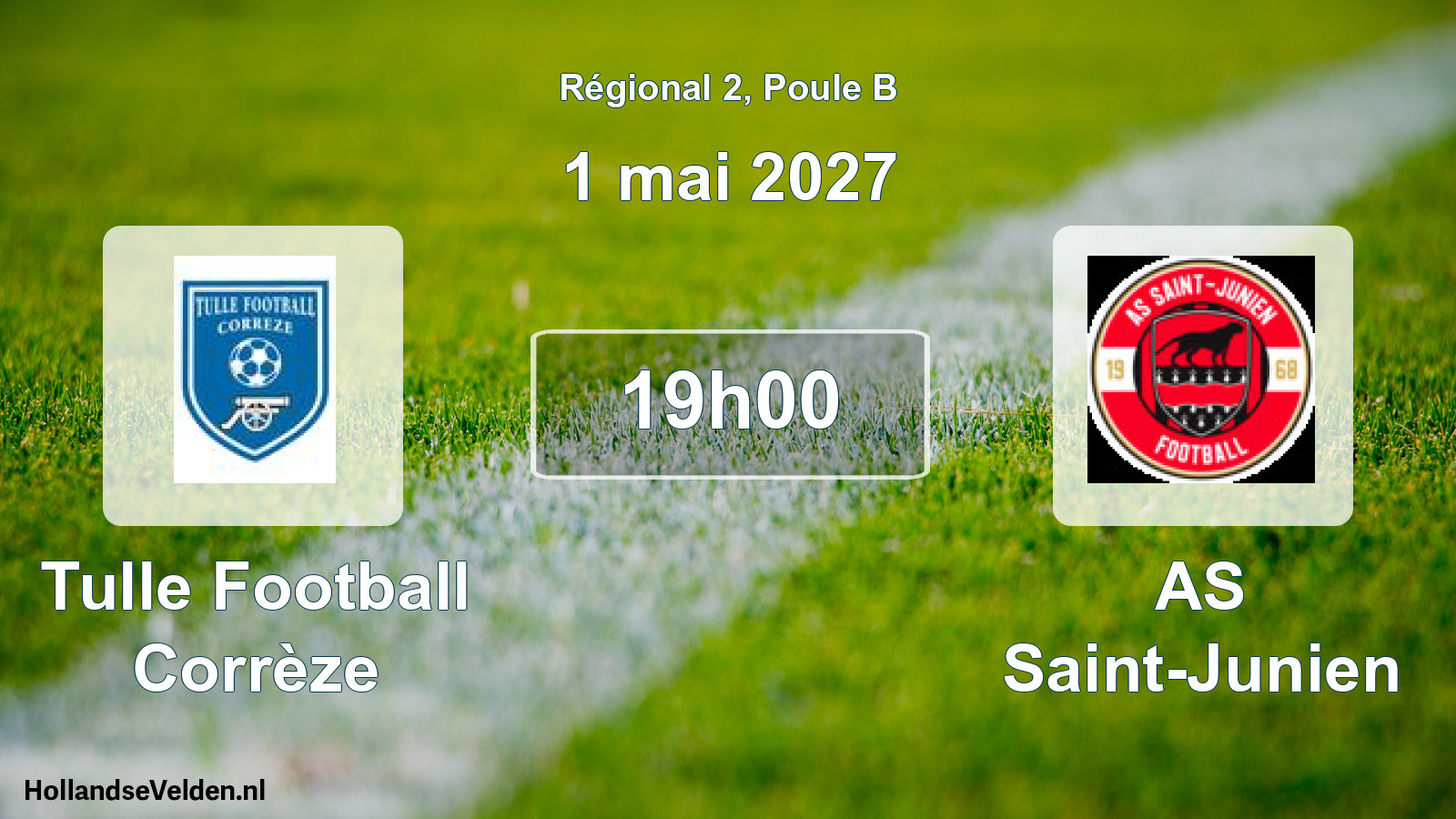 Scheduled Match: Tulle Football Corrèze - AS Saint-Junien (1 May 2027)