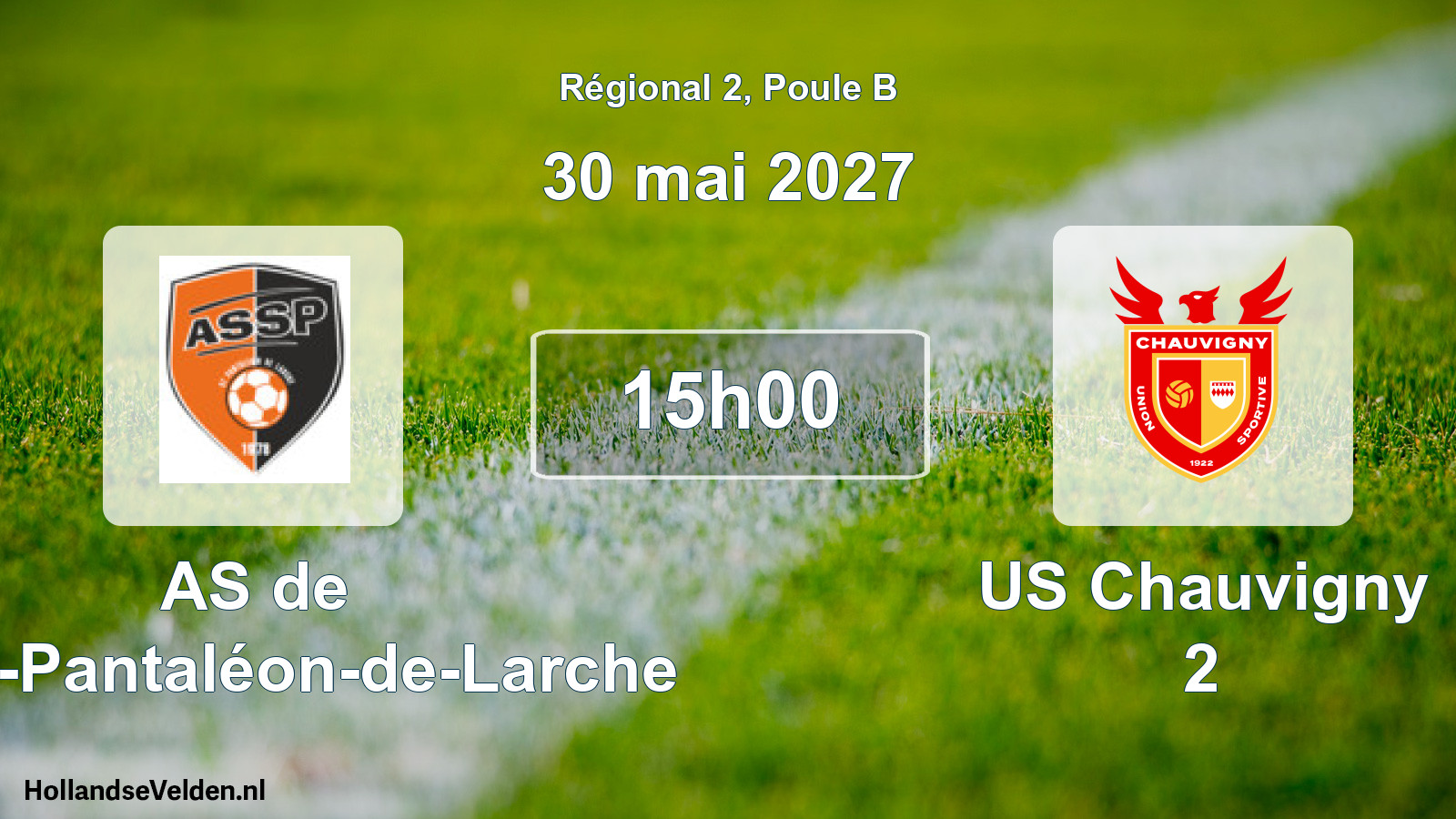 Scheduled Match: AS de Saint-Pantaléon-de-Larche - US Chauvigny 2 (30 May 2027)