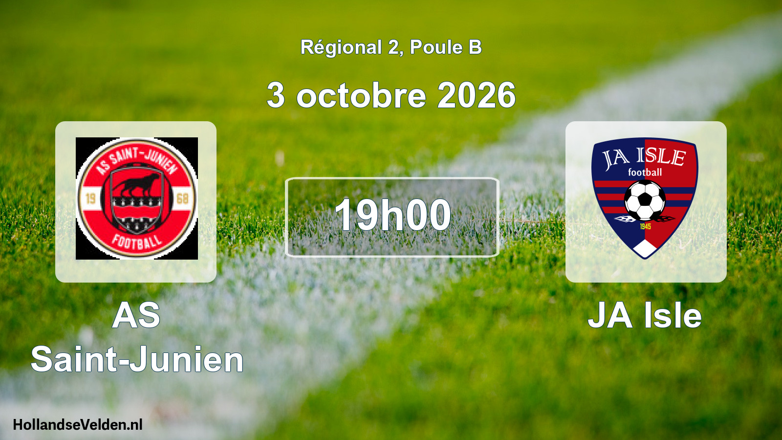 Scheduled Match: AS Saint-Junien - JA Isle (3 October 2026)