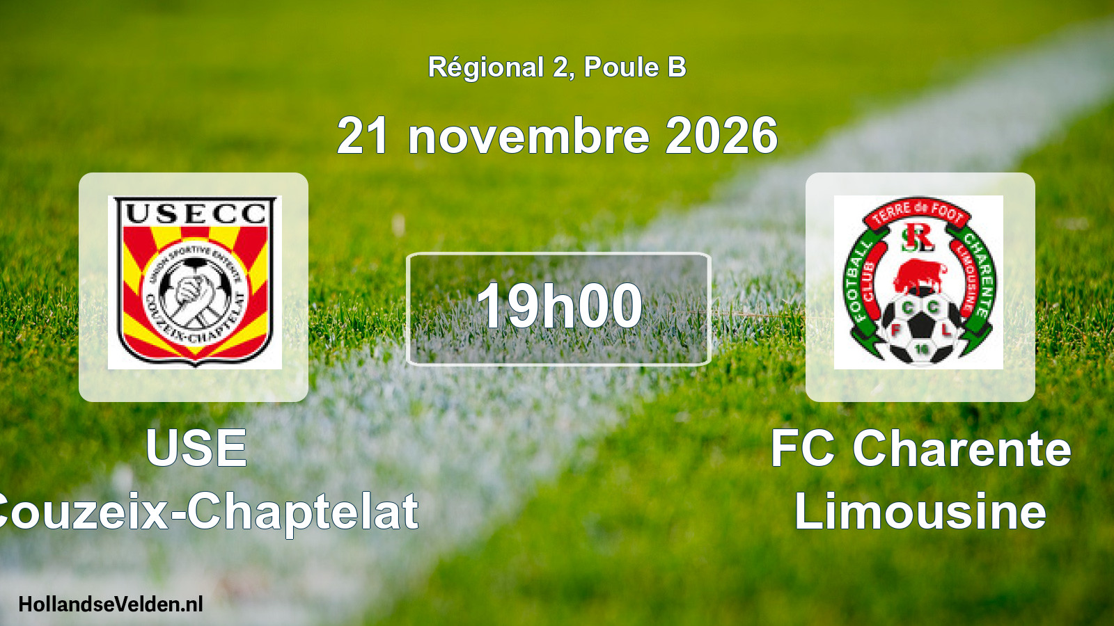 Scheduled Match: USE Couzeix-Chaptelat - FC Charente Limousine (21 November 2026)