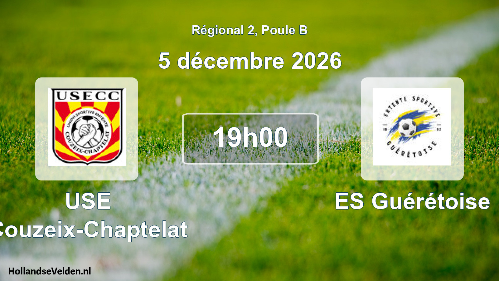 Scheduled Match: USE Couzeix-Chaptelat - ES Guérétoise (5 December 2026)