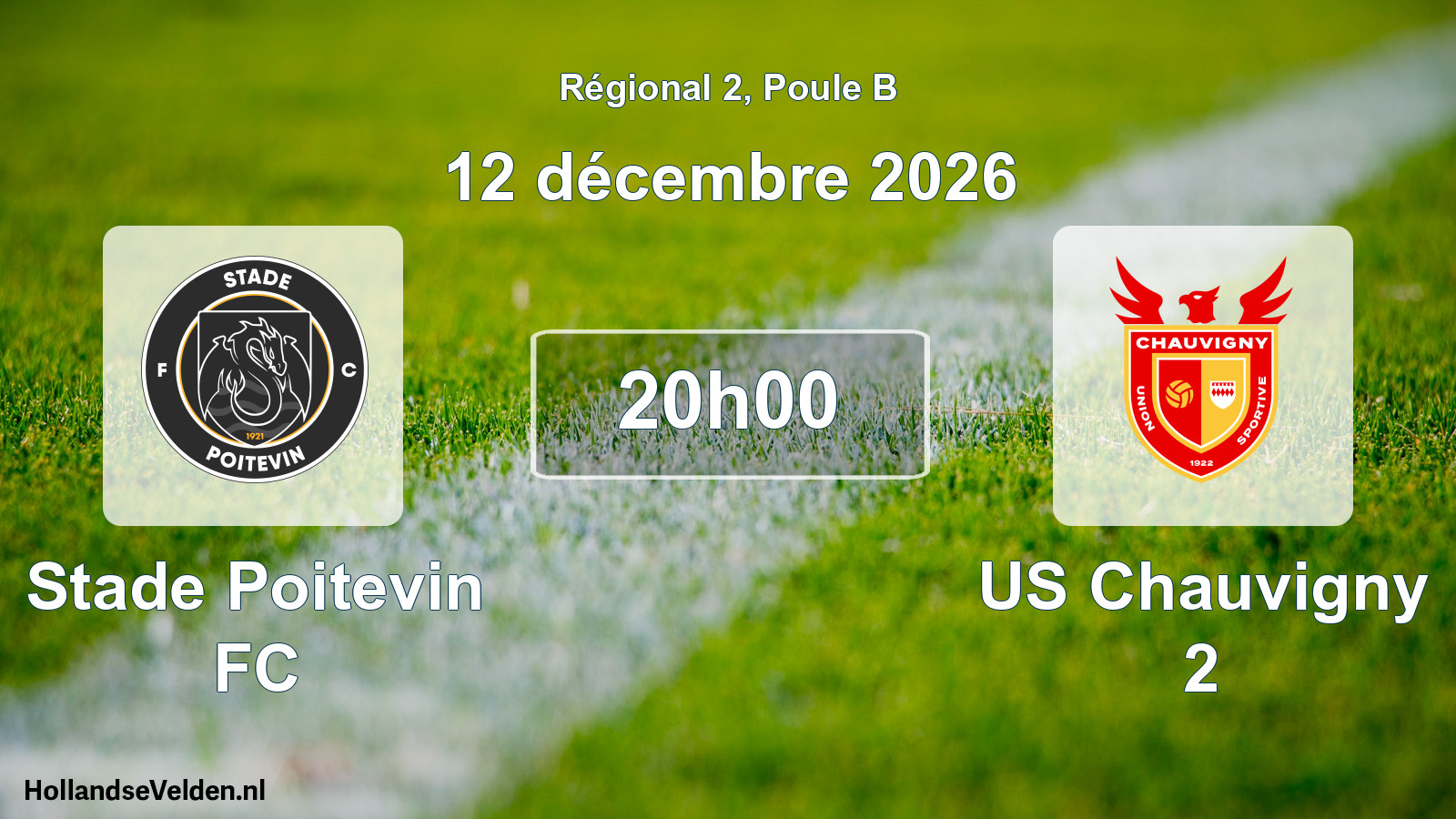 Scheduled Match: Stade Poitevin FC - US Chauvigny 2 (12 December 2026)