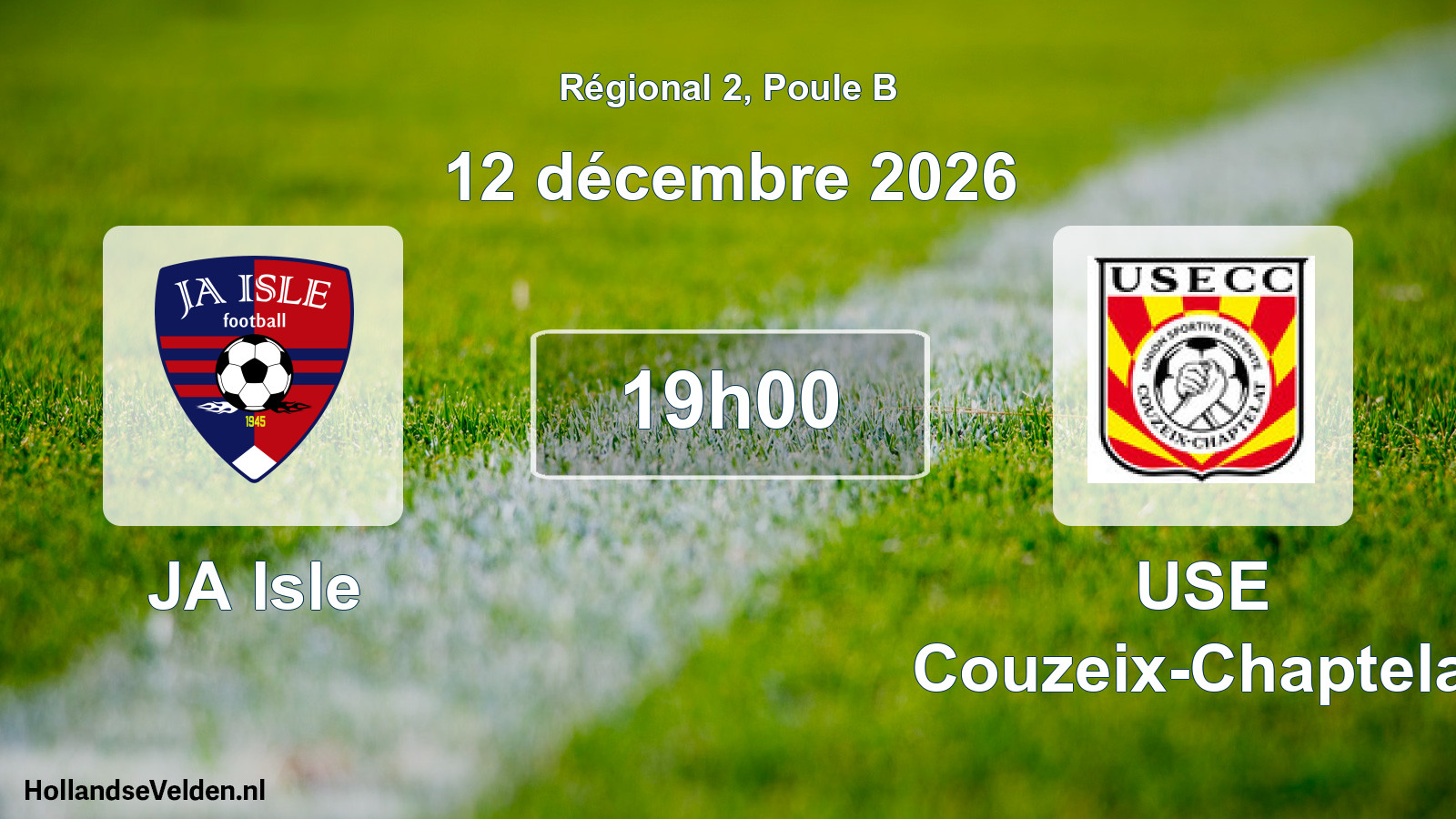 Scheduled Match: JA Isle - USE Couzeix-Chaptelat (12 December 2026)