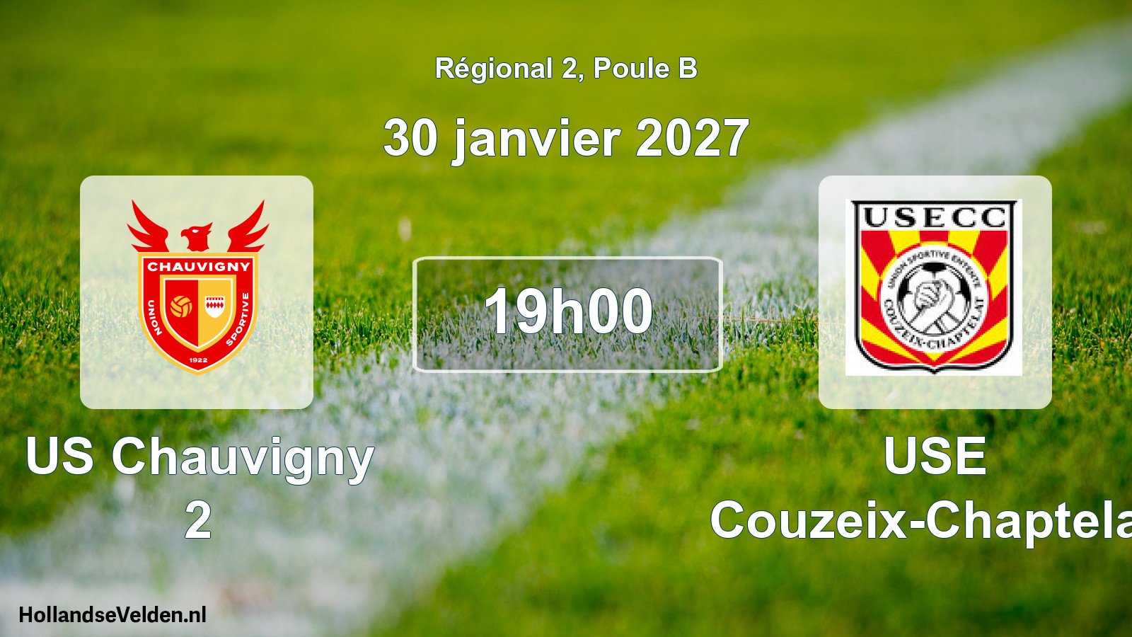 Scheduled Match: US Chauvigny 2 - USE Couzeix-Chaptelat (30 January 2027)