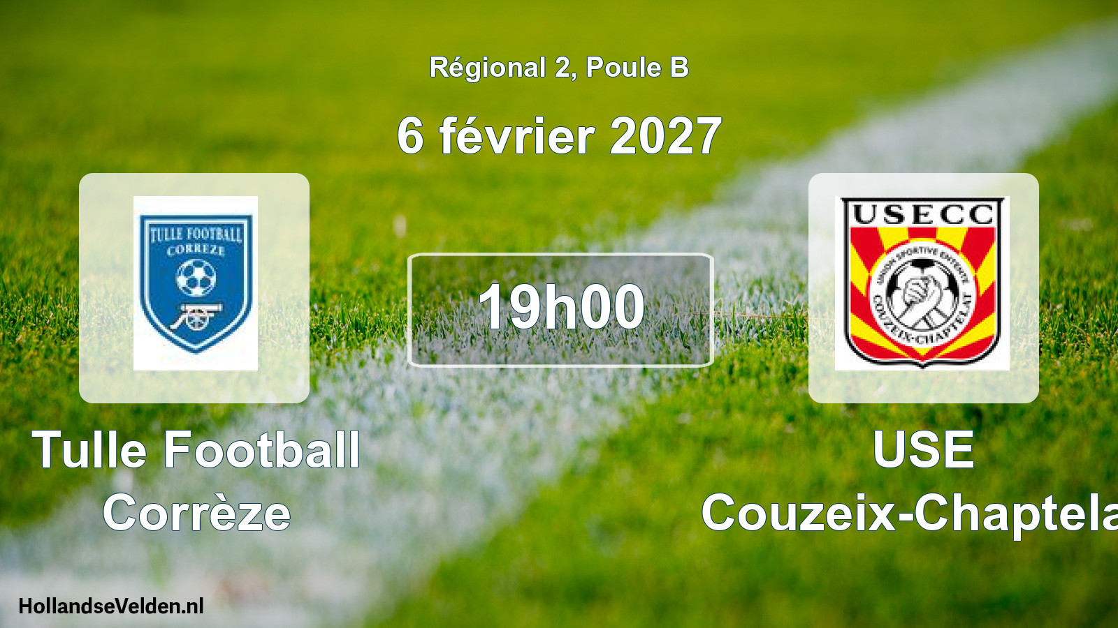 Scheduled Match: Tulle Football Corrèze - USE Couzeix-Chaptelat (6 February 2027)