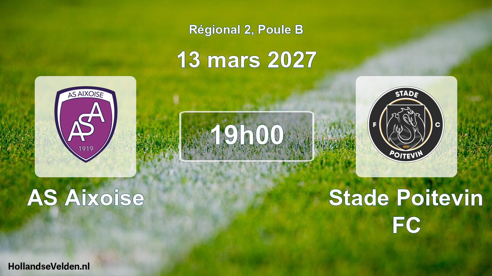 Scheduled Match: AS Aixoise - Stade Poitevin FC (13 March 2027)