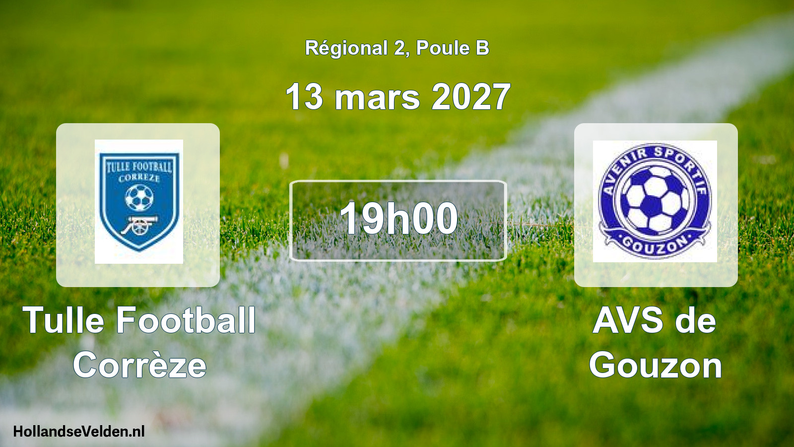 Scheduled Match: Tulle Football Corrèze - AVS de Gouzon (13 March 2027)