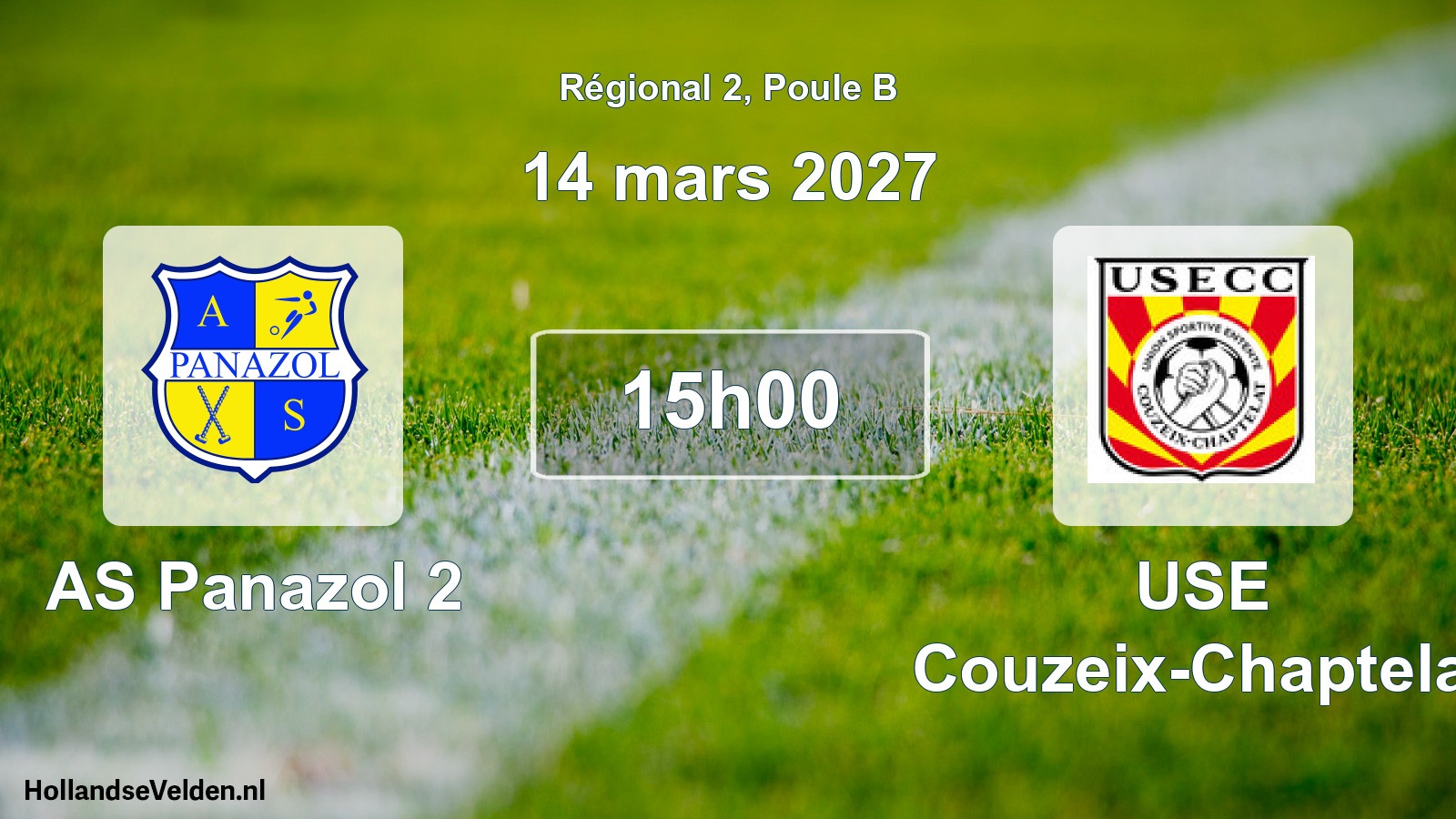 Scheduled Match: AS Panazol 2 - USE Couzeix-Chaptelat (14 March 2027)
