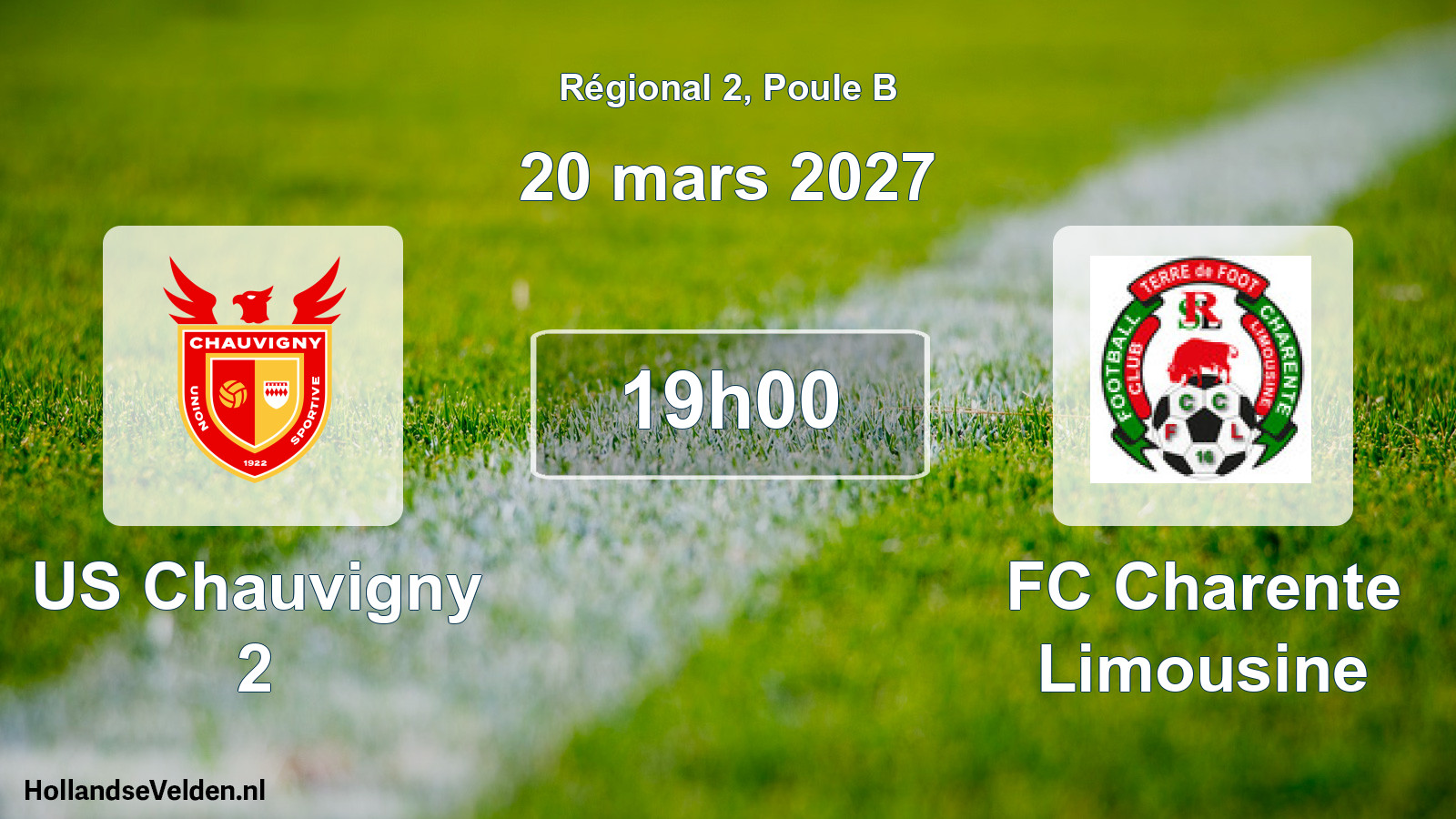 Scheduled Match: US Chauvigny 2 - FC Charente Limousine (20 March 2027)