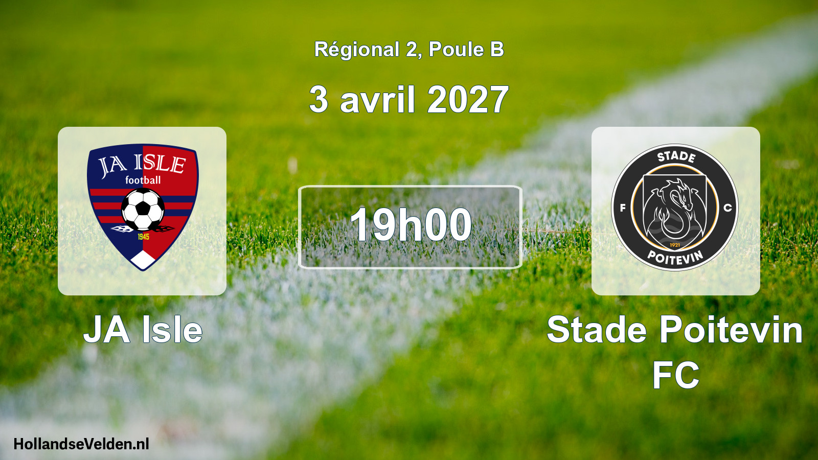 Scheduled Match: JA Isle - Stade Poitevin FC (3 April 2027)