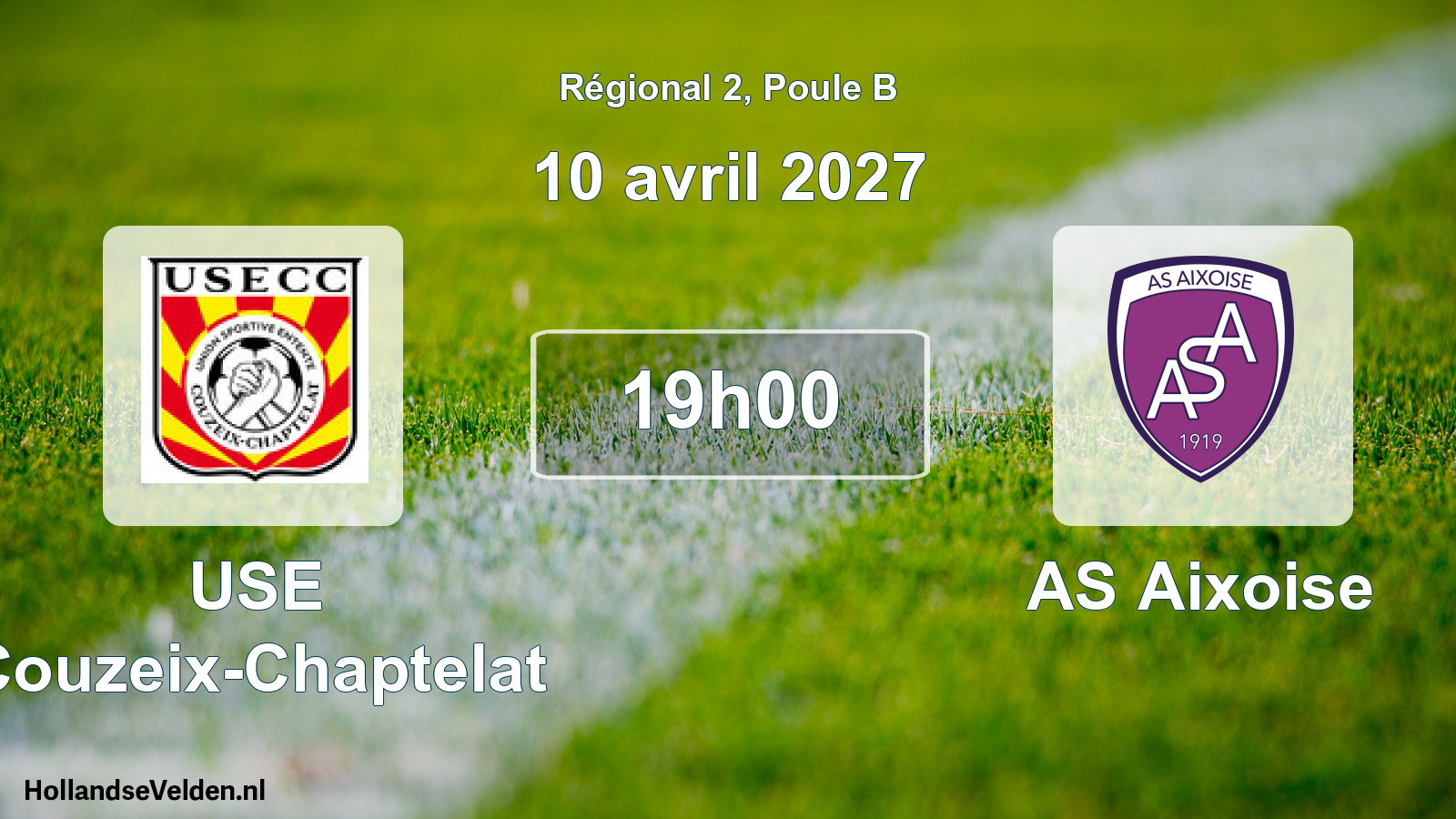 Scheduled Match: USE Couzeix-Chaptelat - AS Aixoise (10 April 2027)
