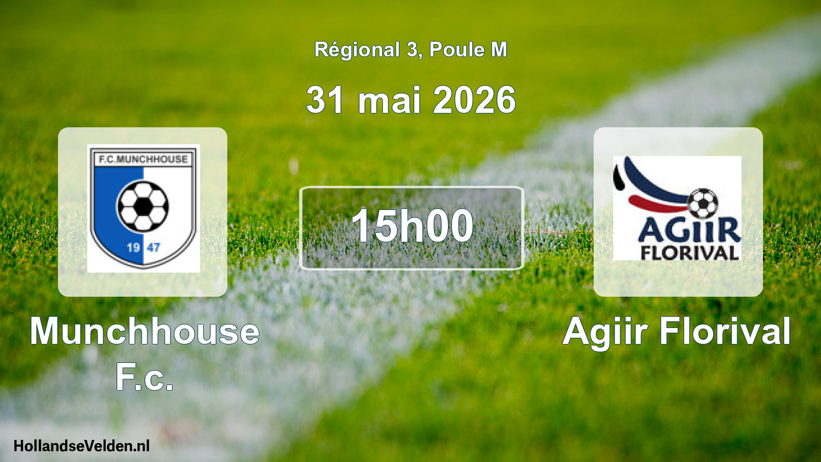 Scheduled Match: Munchhouse F.c. - Agiir Florival (31 May 2026)