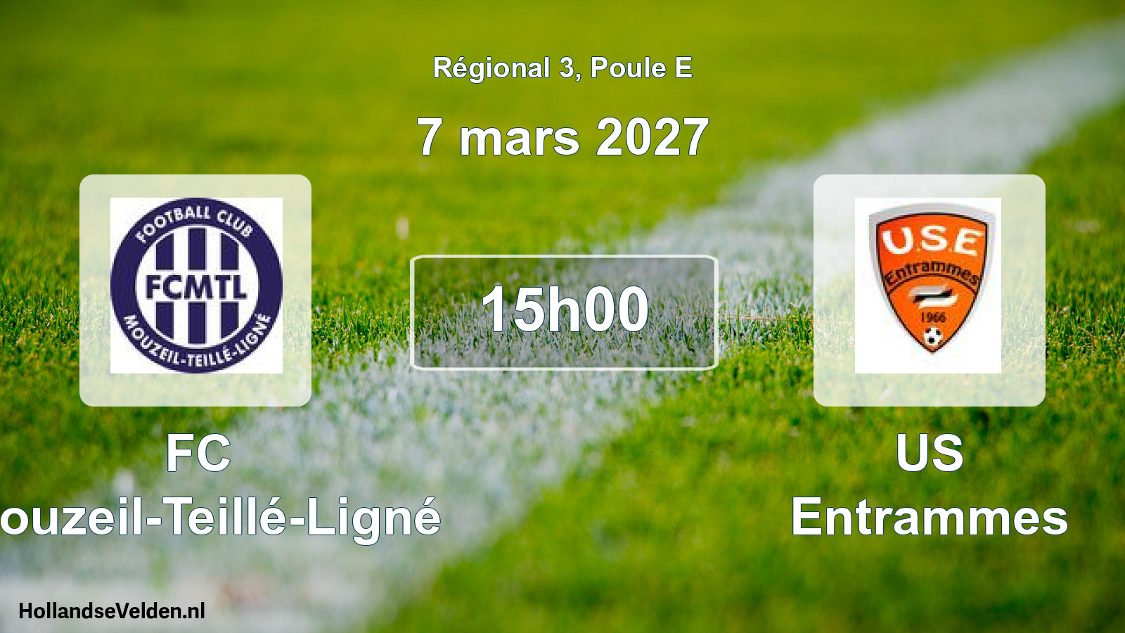 Scheduled Match: FC Mouzeil-Teillé-Ligné - US Entrammes (7 March 2027)