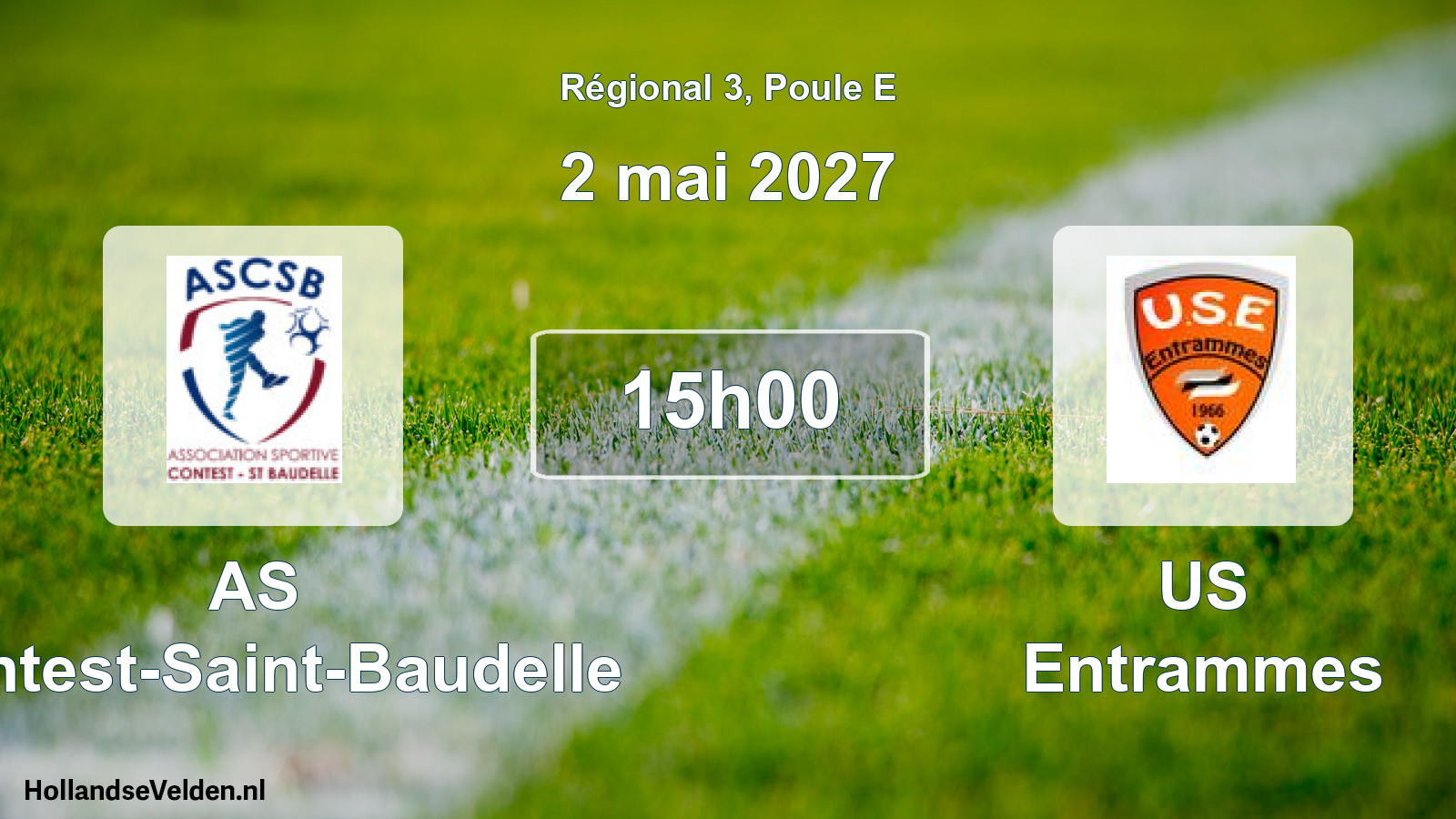 Scheduled Match: AS Contest-Saint-Baudelle - US Entrammes (2 May 2027)