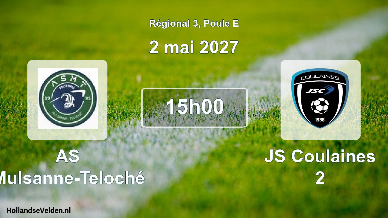 Scheduled Match: AS Mulsanne-Teloché - JS Coulaines 2 (2 May 2027)